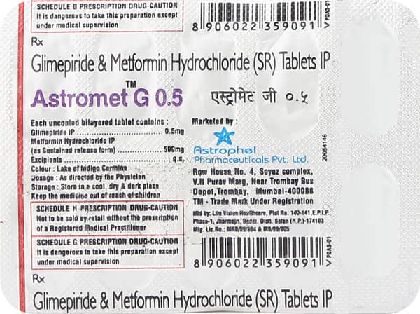 Astromet G 0.5Mg Tablet