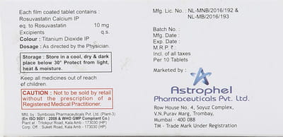 Rosuloc 10mg Tablet