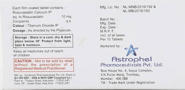 Rosuloc 10Mg Tablet