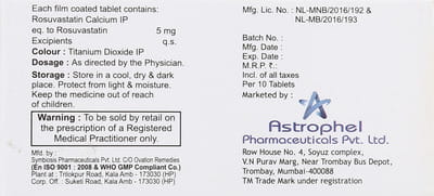 Rosuloc 5mg Tablet