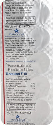 Rosuloc F 10mg Tablet