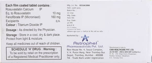 Rosuloc F 10mg Tablet