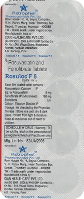 Rosuloc F 5mg Tablet