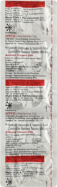 Amvalor Chrono 500mg Strip Of 10 Tablets