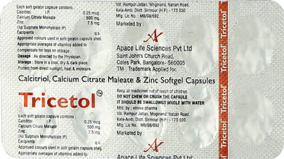 Tricetol Strip Of 10 Capsules