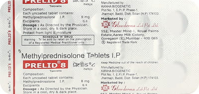 Prelid 8mg Strip Of 10 Tablets