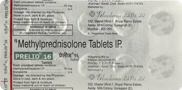 Prelid 16mg Strip Of 10 Tablets