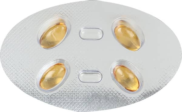 Problast D3 60k Strip Of 4 Softgel Capsules