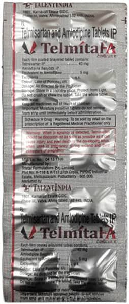 Telmital A Strip Of 10 Tablets