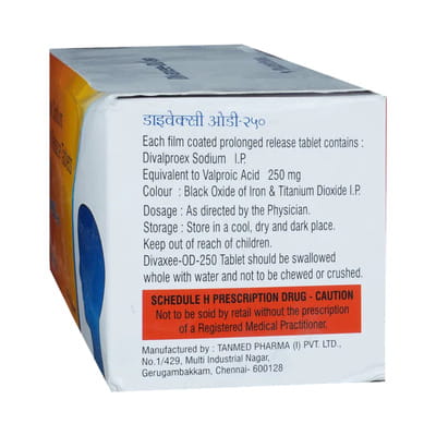 Divaxee Od 250mg Strip Of 10 Tablets