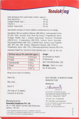 Tendoking Strip Of 15 Tablets