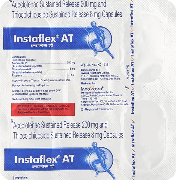 Instaflex At Strip Of 5 Capsules