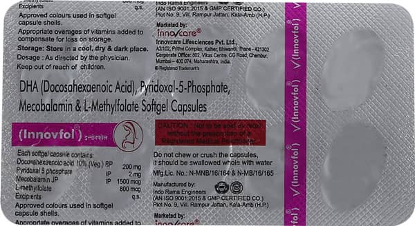 Innovfol Strip Of 10 Capsules