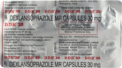 Ddr 30mg Strip Of 10 Capsules