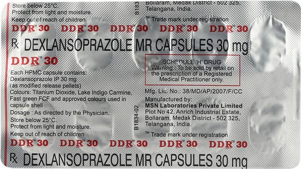 Ddr 30mg Strip Of 10 Capsules