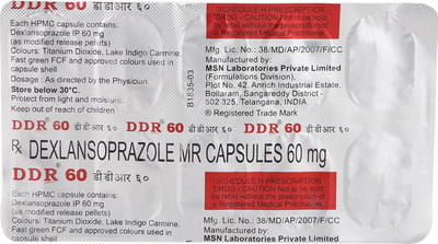 Ddr 60mg Strip Of 10 Capsules