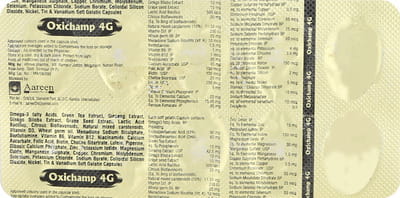 Oxichamp 4g Strip Of 10 Capsules