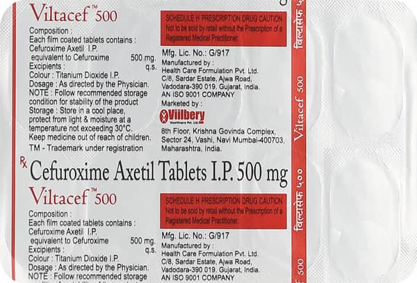 Viltacef 500mg Tablet