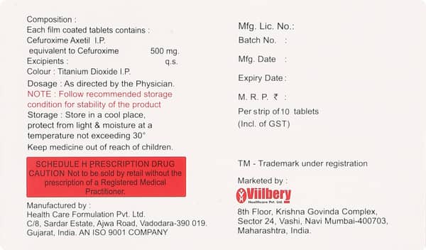 Viltacef 500mg Tablet