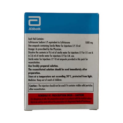 C One 1gm Dry Vial Of 1 Powder For Injection