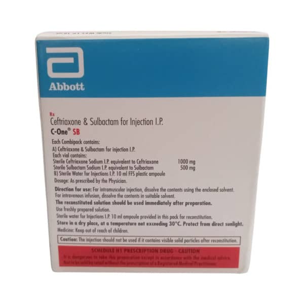 C One Sb Dry Vial Of 1 Powder For Injection