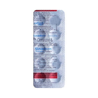 Sinadom Strip Of 10 Tablets