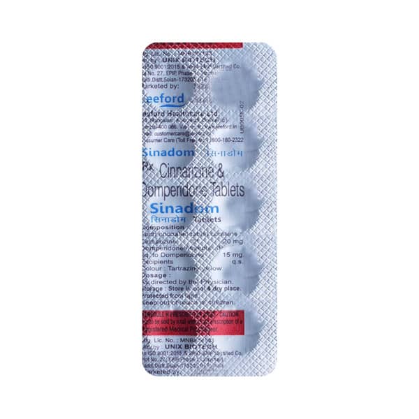 Sinadom Strip Of 10 Tablets