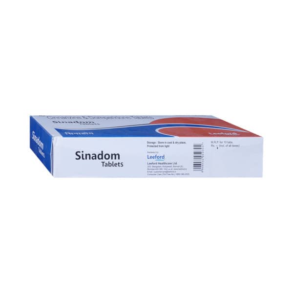 Sinadom Strip Of 10 Tablets