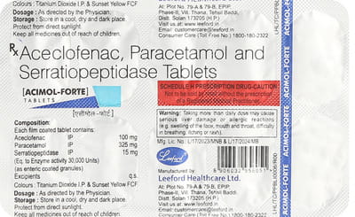 Acimol Forte Strip Of 10 Tablets