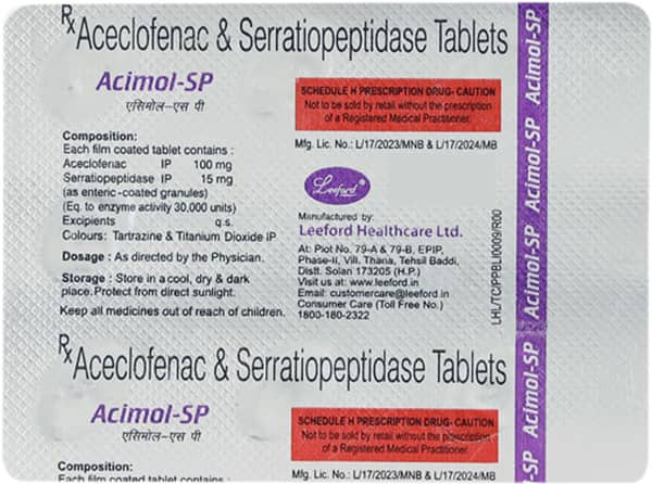 Acimol Sp Strip Of 10 Tablets