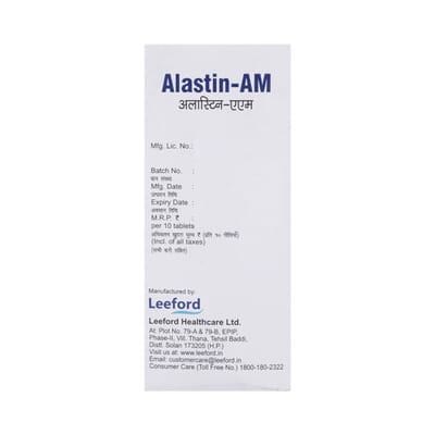 Alastin Am Strip Of 10 Tablets