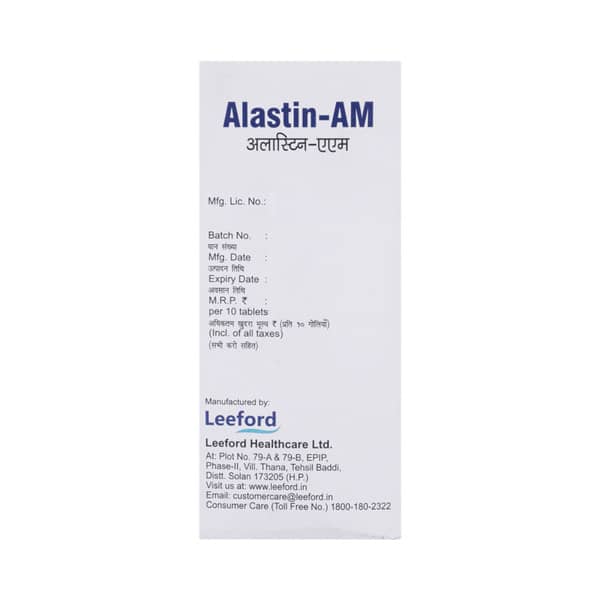 Alastin Am Strip Of 10 Tablets