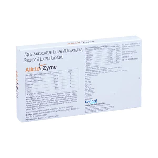 Alictozyme Strip Of 10 Capsules