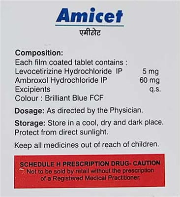 Amicet Strip Of 10 Tablets