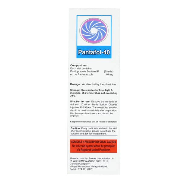 Pantafol 40Mg Dry Vial Of 1 Powder For Injection