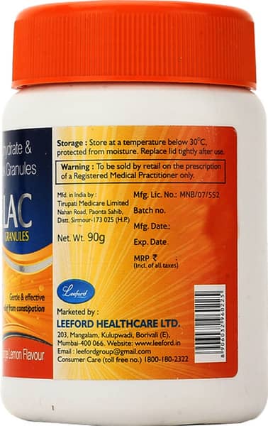 Freelac Orange Lemon Flavour Bottle Of 90gm Granules
