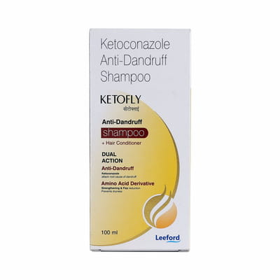 Ketofly 2% Bottle Of 100ml Anti Dandruff Shampoo And Hair Conditioner