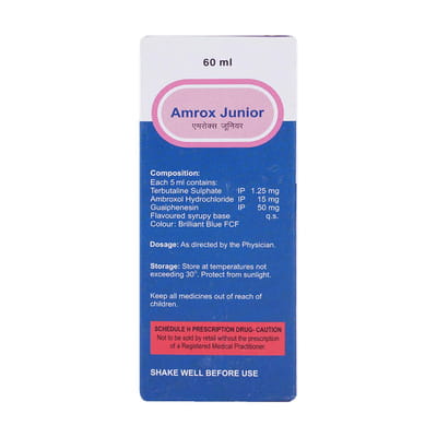 Amrox Junior Bottle Of 60ml Syrup