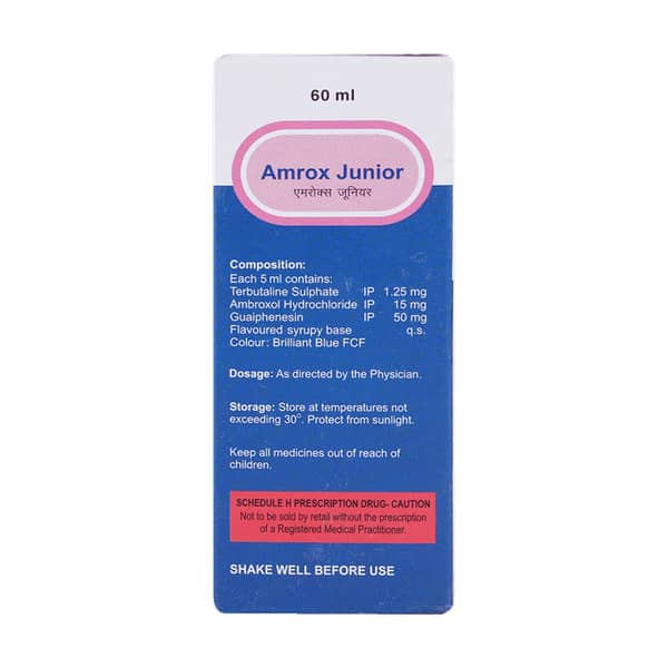 Amrox Junior Bottle Of 60ml Syrup