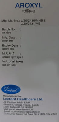 Aroxyl Bottle Of 100ml Syrup