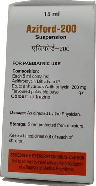 Aziford 200mg Bottle Of 15ml Syrup