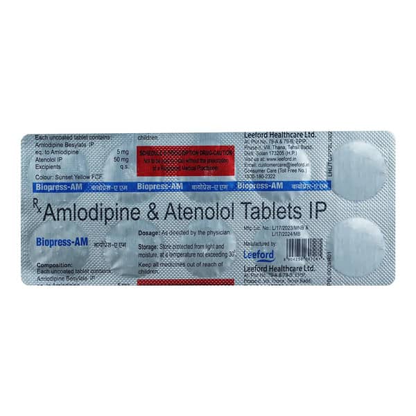 Biopress Am Strip Of 10 Tablets