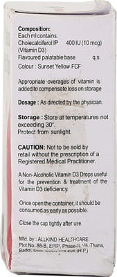 Calcijoint D3 400 Iu Bottle Of 15ml Oral Drops