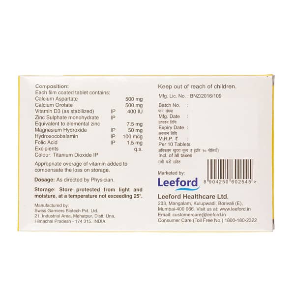 Calcijoint Forte Strip Of 10 Tablets