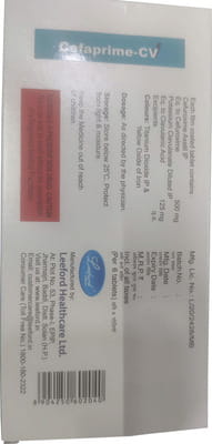 Cefaprime Cv Strip Of 6 Tablets