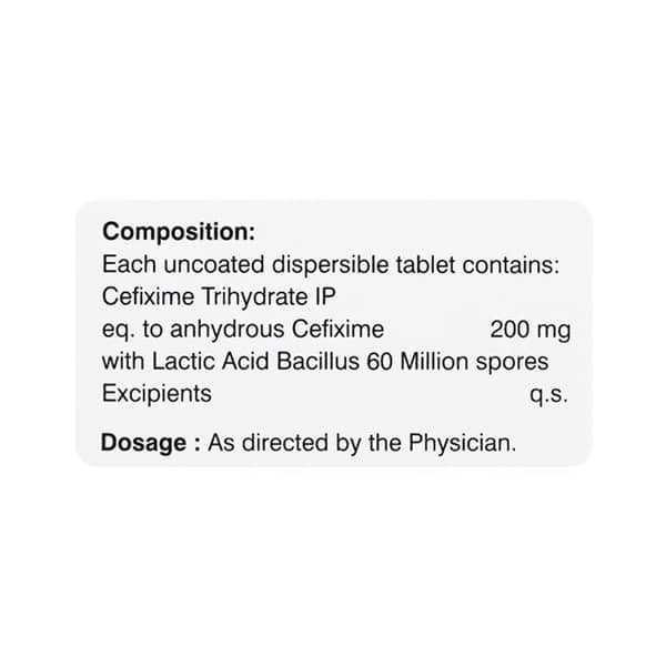 Cefitaxe-200 DT Tablet