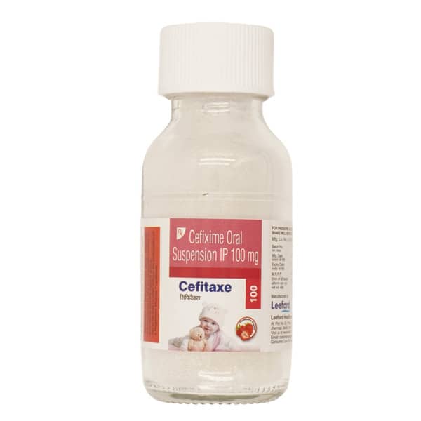 Cefitaxe 100Mg Strawberry Flavour Bottle Of 30Ml Dry Suspension