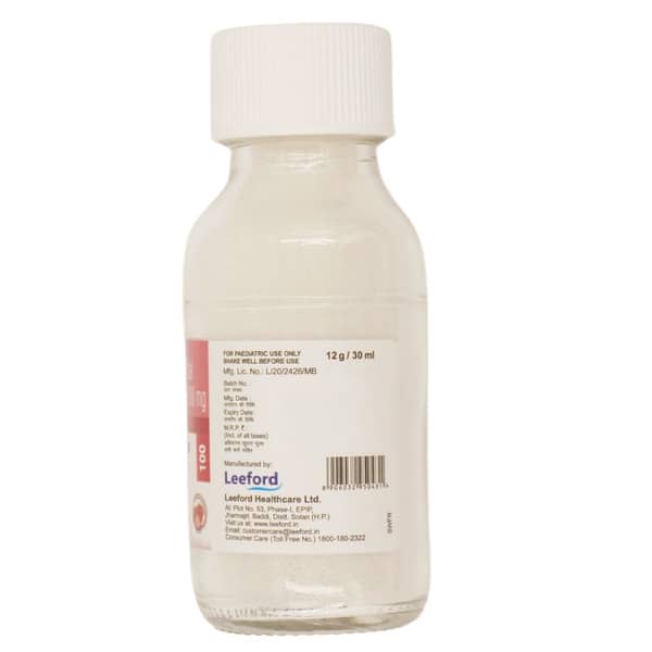 Cefitaxe 100Mg Strawberry Flavour Bottle Of 30Ml Dry Suspension