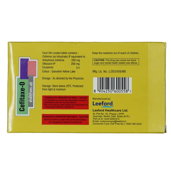 Cefitaxe O Strip Of 10 Tablets