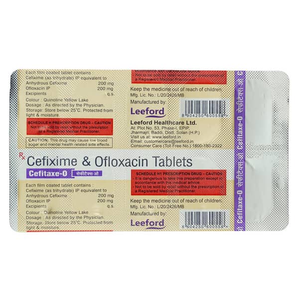 Cefitaxe O Strip Of 10 Tablets